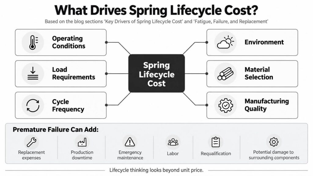 spring life cycle cost